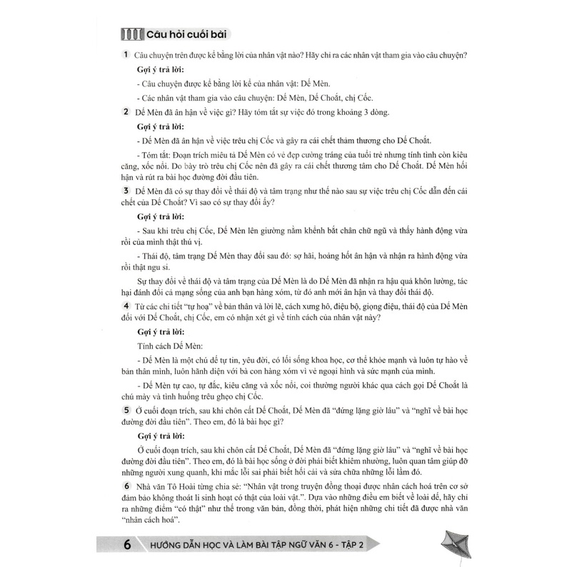 Sách - Hướng Dẫn Học Và Làm Bài Tập Ngữ Văn 6 Tập 2 (Cánh Diều) - Biên Soạn Theo Chương Trình GDPT Mới - ND
