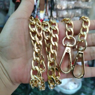 Dây xích kèm cua, phụ kiện túi ví, khoen vuông, khoen cua