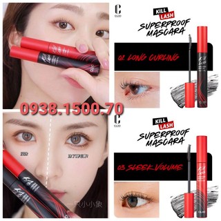 Mascara cong mi dày mi chống trôi clio kill lash superproof 7g