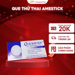 Que Thử Thai Nhanh Quickseven Tanaphar 2 Vạch Chính Xác, Test Thử Thai Hai Vạch Sớm Nhanh Chóng