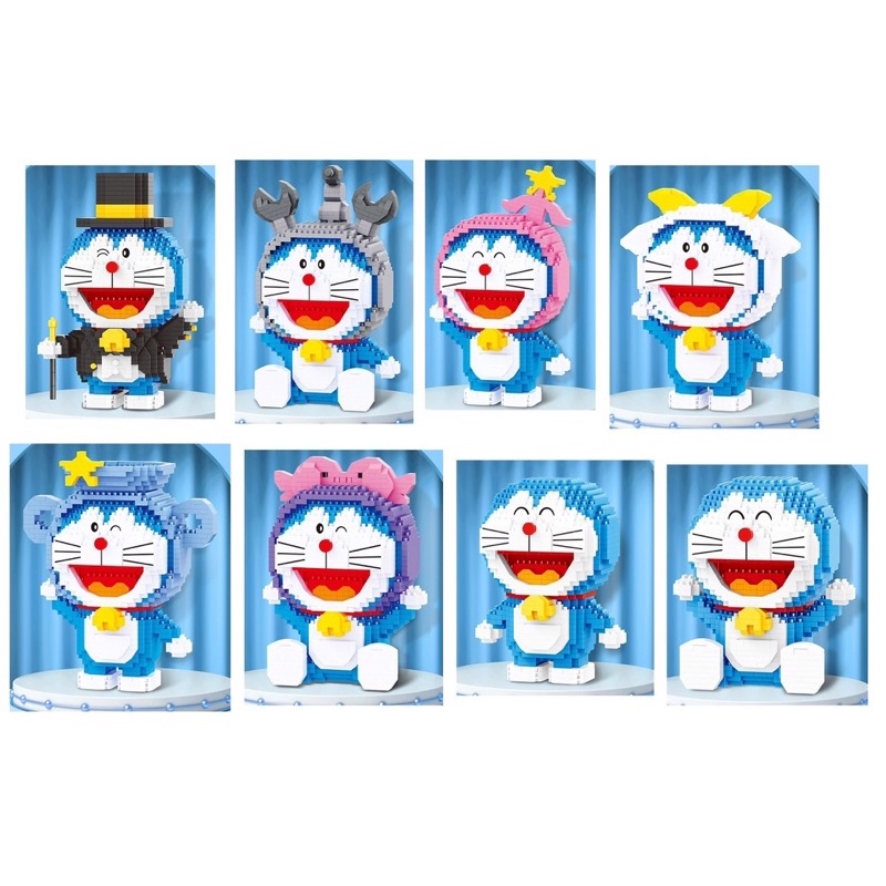 Đồ Chơi Lắp Ráp Doraemon 12 Cung Hoàng Đạo, Nobita, Shizuka Lắp Ghép Hoạt Hình Dễ Thương Cho Bé