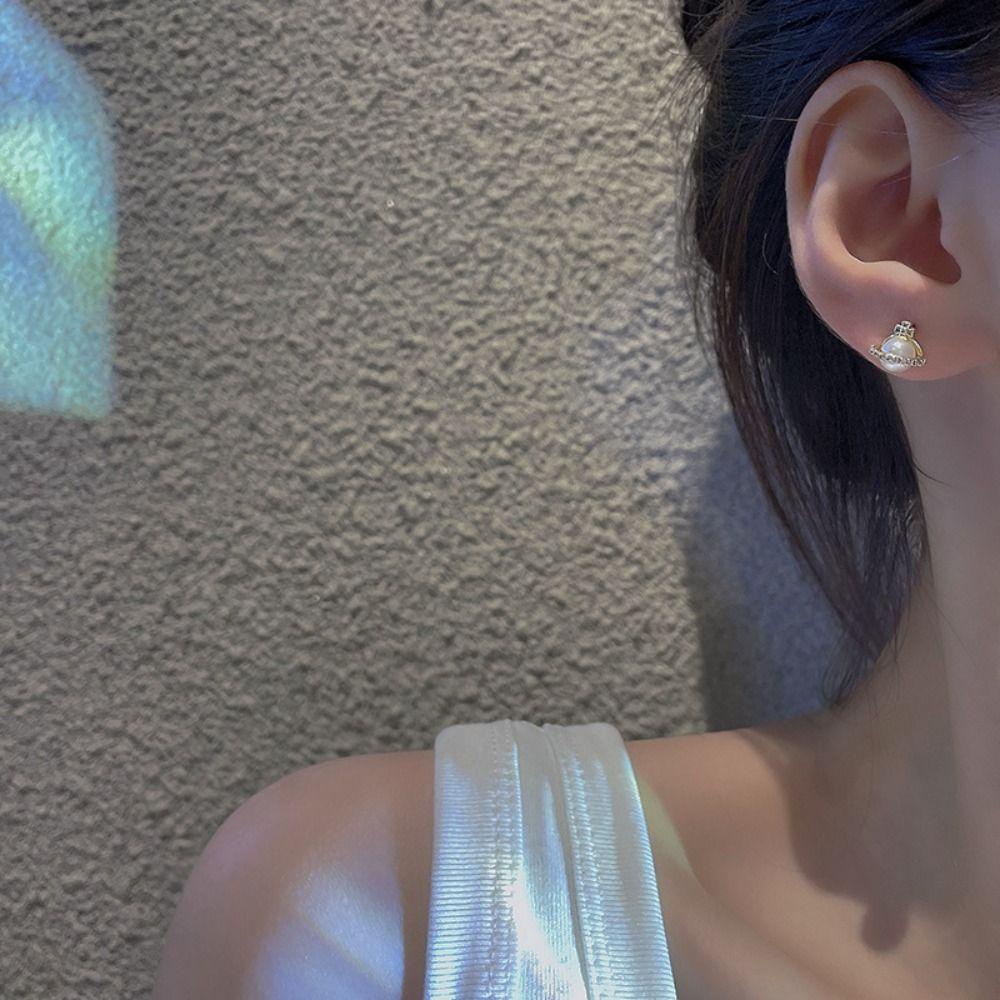 Bông Tai Hình Hành Tinh Phong Cách Retro Thời Trang Cho Nữ