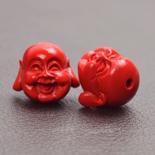 Set 4 Charm Mặt Phật chu sa - KL087