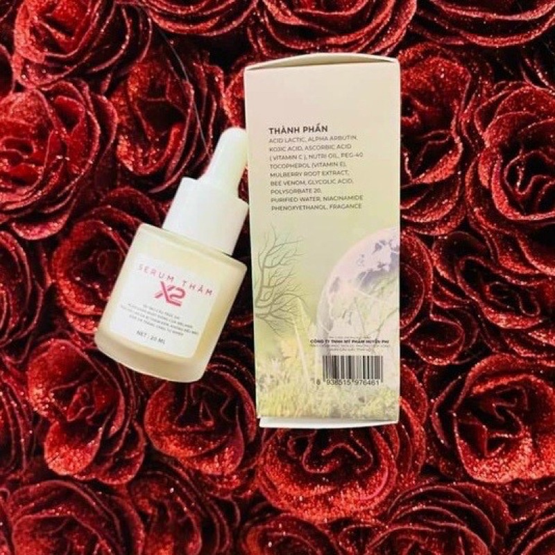 SERUM X2 khử thâm nách-Mông-bẹn tại nhà