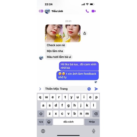 Son handmade Thiên Mộc Trang 100% thiên nhiên an toàn tặng kèm cọ