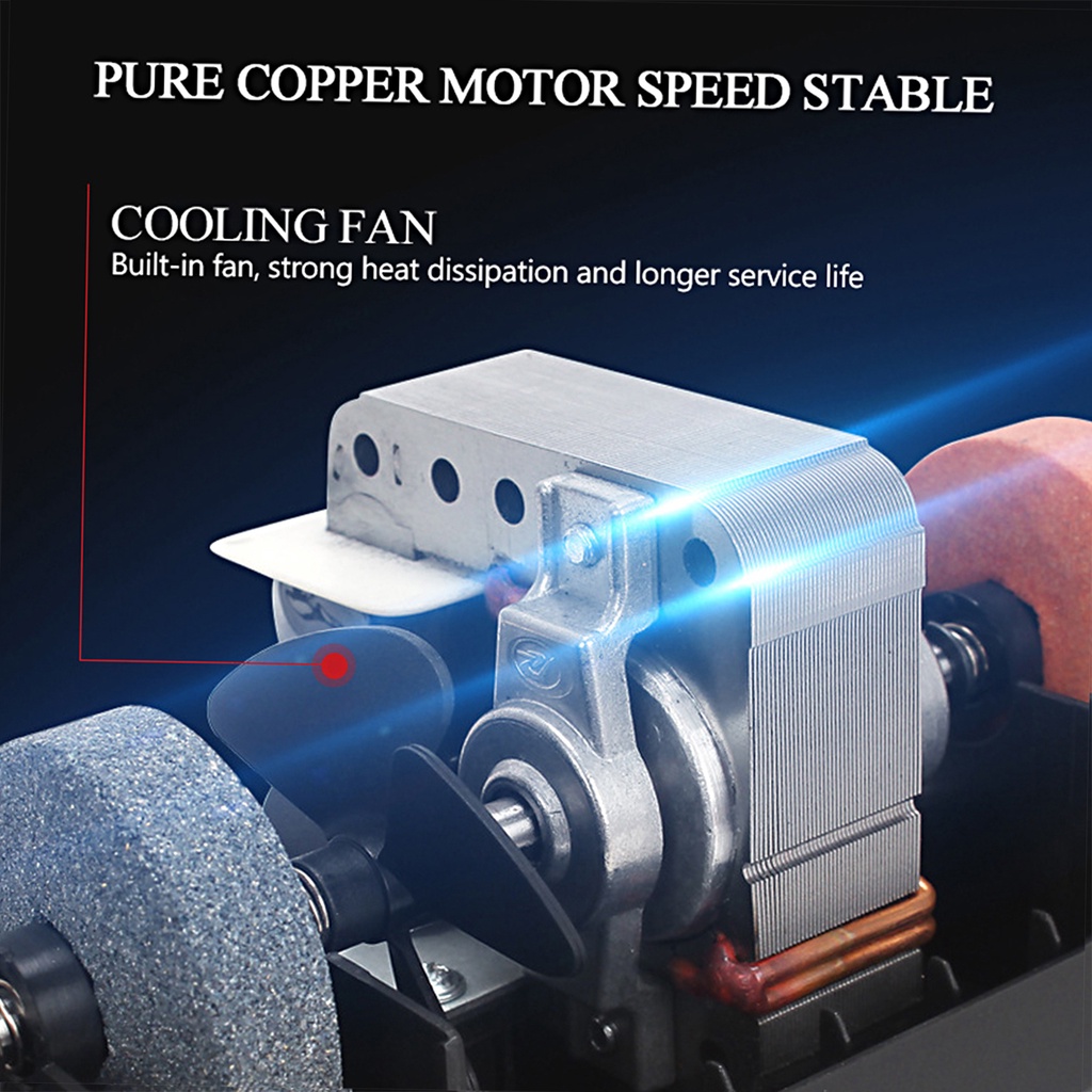 Máy Mài Dao Tự Động 15 Bánh Kèm 3 Bánh Thay Thế