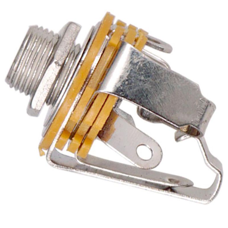 Set 2 Giắc Cắm Đầu Vào 1 / 4 inch 6.35Mm Cho Đàn Guitar Điện / Bass