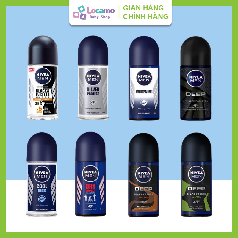 Lăn khử mùi nam Nivea Men Sáp lăn nách Sáp khử mùi hôi nách Hàng Chính Hãng