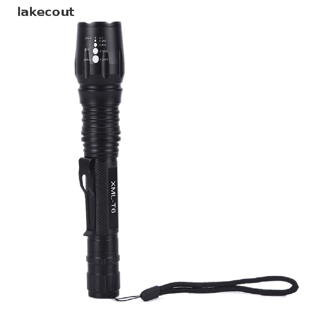 Đèn Pin Siêu Sáng 90000LM T6 LED Quân Đội Phóng To 18650 hye