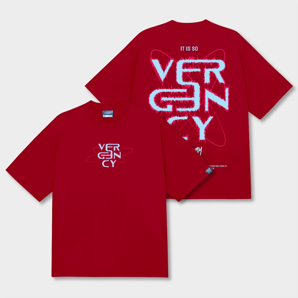 Áo thun nam nữ local brand unisex form rộng tay lỡ Vergency Fiery/FIE hàng chính hãng 6 màu sắc