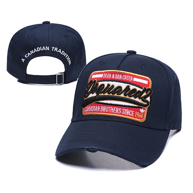 Nón Snapback Dsquared2 Thoáng Khí Thêu Họa Tiết Thời Trang Cổ Điển Có Thể Điều Chỉnh