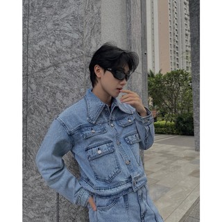 Áo khoác denim jacket Cao Stu