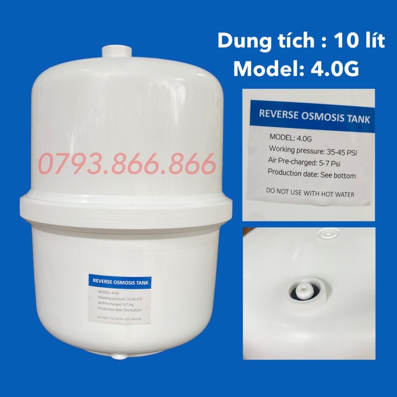 Bình áp máy lọc nước dùng được cho tất cả các loại máy lọc - bình áp 8 lít , bình áp 10 lít