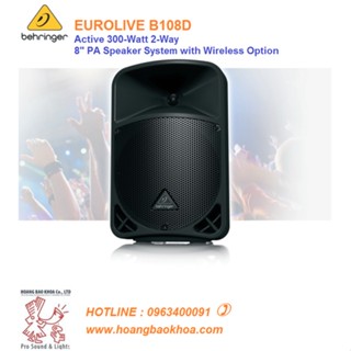 B108D Loa Full Liền Công Suất Behringer - Loa 2 Way 8 inches công suất 300 Watt Behringer B108D