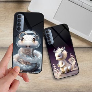 Ốp lưng kính cường lực Oppo Reno 4 / Reno 4 Pro / Reno 4 đủ 12 con giáp mẫu thủy tinh. Ốp tráng gương cao cấp