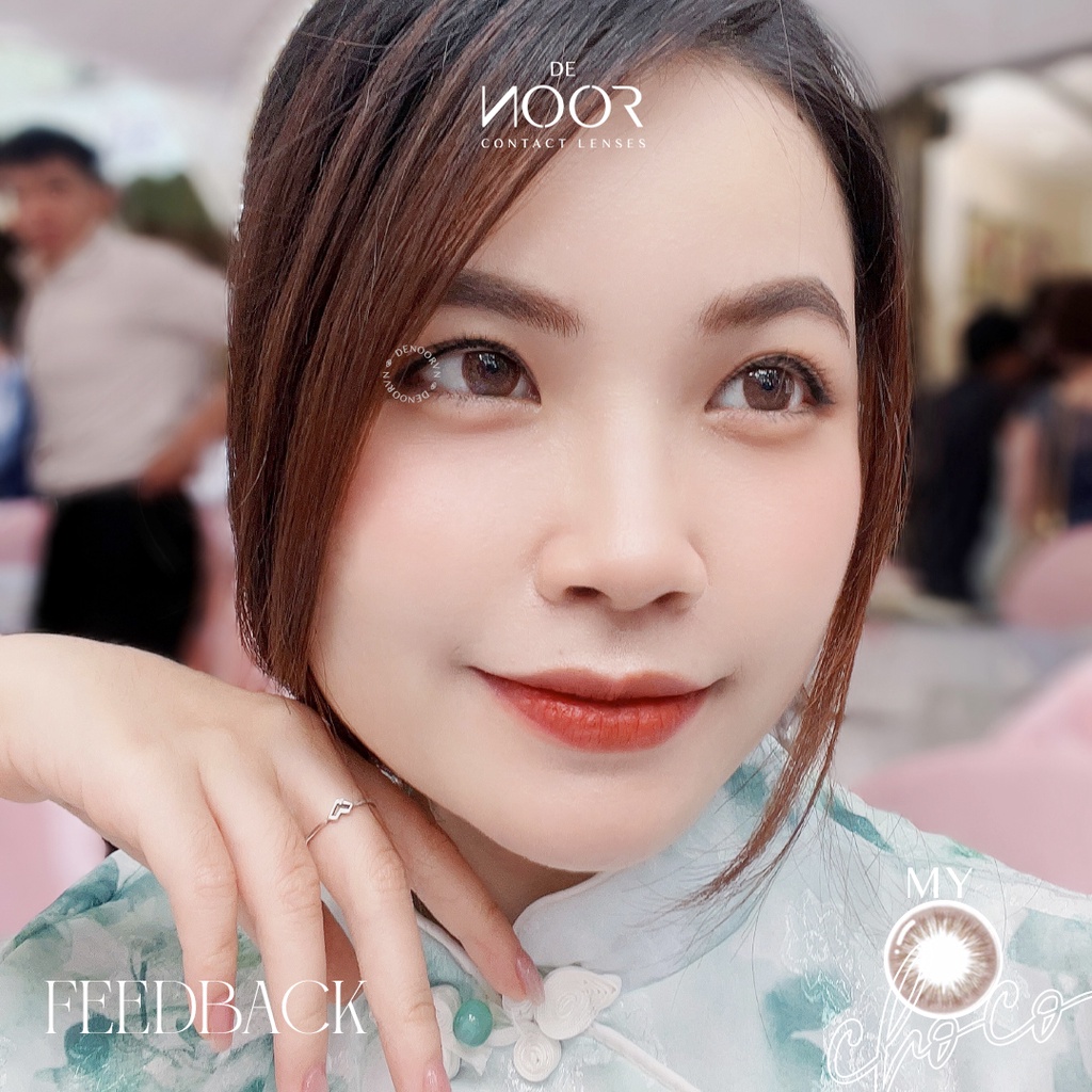 My Choco - Lens Mắt Nâu Choco Tự Nhiên, Baby - Lens Cho Mắt Thở - Bảo Hành 2 Tuần - Chính Hãng Hàn Quốc