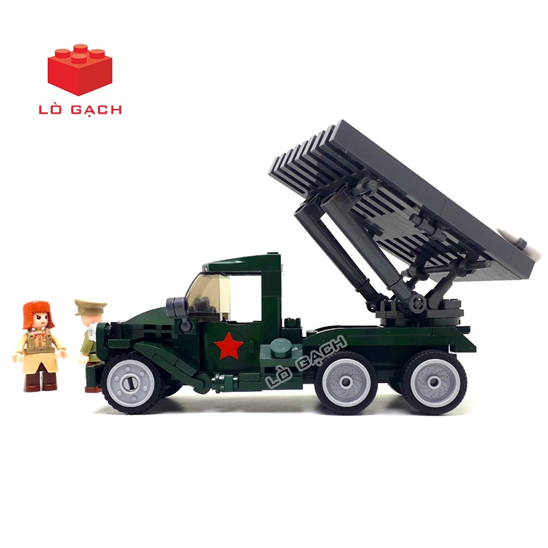Bộ xếp hình Pháo phản lực BM-13 Katyusha Liên Xô Chiến tranh thế giới 2 WW2