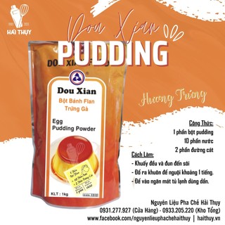 Bột Pudding Hàng Huy Đủ Hương