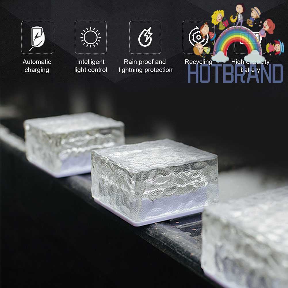 Đèn Led 4 Bóng Hình Khối Lập Phương Chống Nước Trang Trí Sân Vườn Ngoài Trời