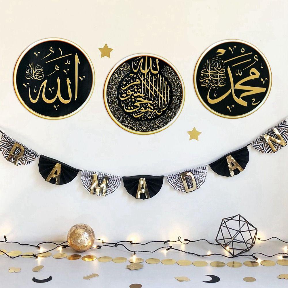 Miếng Dán Tường Hình Eid Mubarak Ramadan Hồi Giáo 1