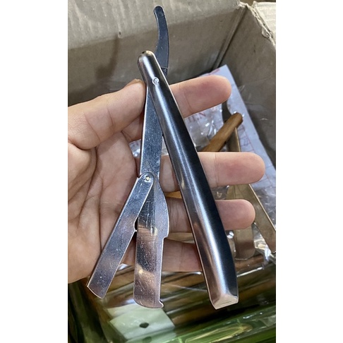 Dao cạo mặt,cạo lông cạo râu inox màu inox