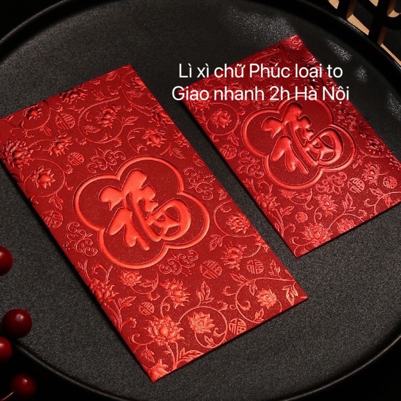 Size Lớn Set 20 40 bao Lì xì cưới to đỏ tết, lì xì tết 2024, đám cưới