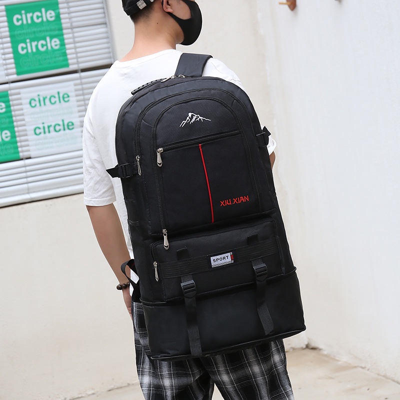 Balo đựng hành lý, Túi LEO NÚI dung tích 56L-70l ngăn chứa CỰC LỚN phong cách thể thao chất liệu cao cấp siêu bền