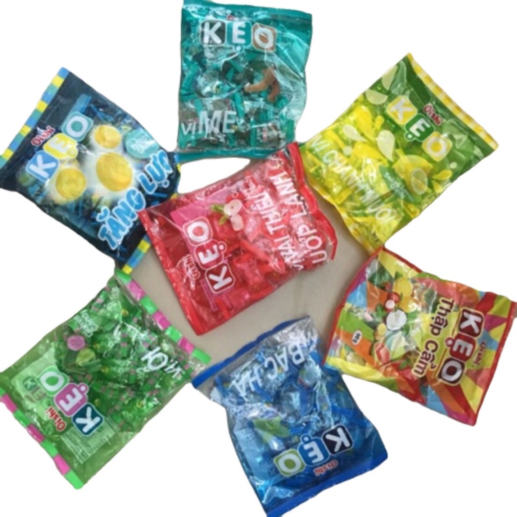 4 Gói kẹo Oisi mix vị ngon ngon