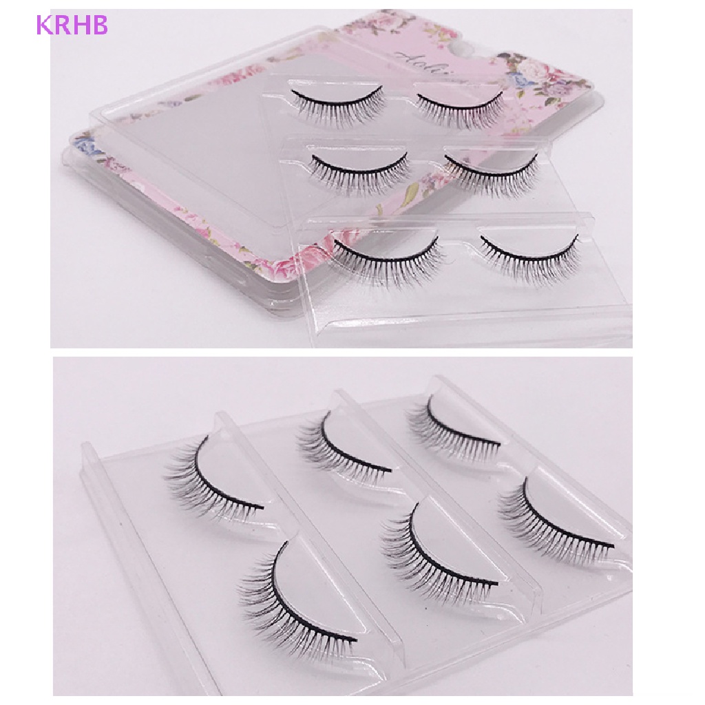 Lông Mi Giả Handmade Trang Điểm Tự Nhiên Với Lông Mi Dài Và Dày KRHB Mới