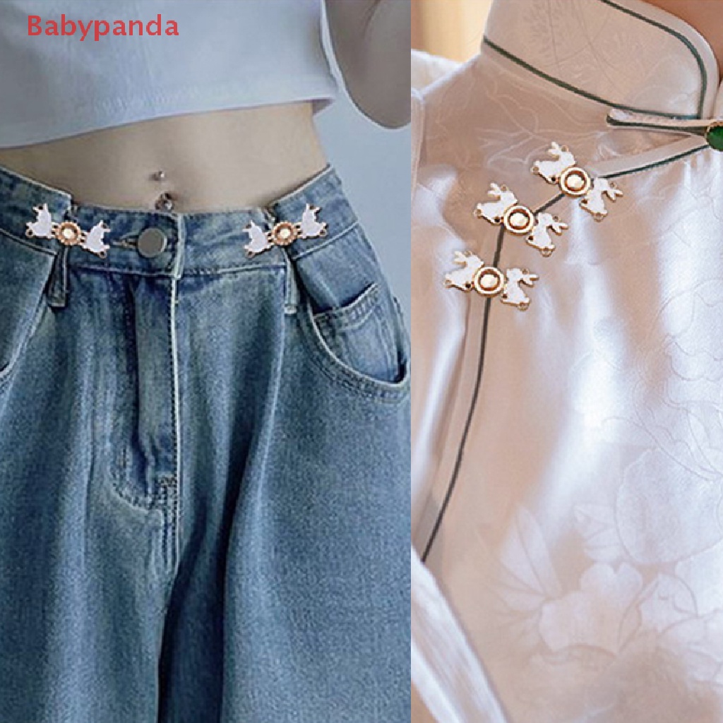 1 Cặp Kẹp Kim Loại Có Thể Điều Chỉnh Thay Đổi Nút Áo Khoác Cardigan / Váy