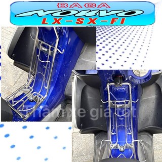 Baga giữa inox 10 ly xe yamaha nouvo 4, 5, 6 lx, sx, fi