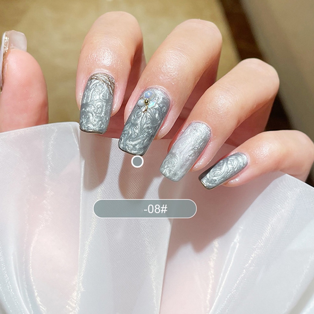 Sơn Móng Tay 15ml Vỏ Sò Lấp Lánh Nhanh Khô Không Mùi Mùa Đông Cho Nữ