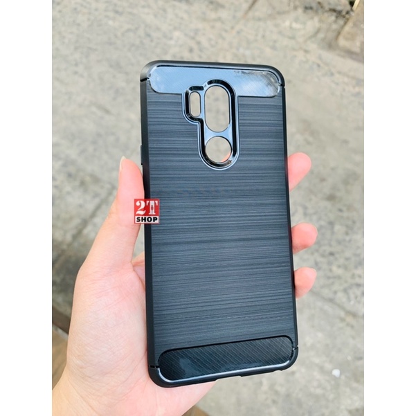 ỐP LƯNG LG G7 SILICON MỀM, PHAY XƯỚC