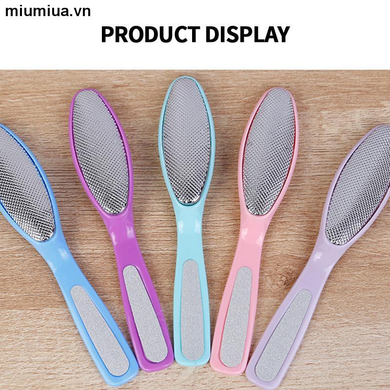 miumiuaDụng cụ nhám chà gót chân 2 trong 1 giúp tẩy tế bào chết tiện lợi