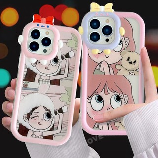 Ốp Điện Thoại Silicon Mềm Trong Suốt Họa Tiết Hoạt Hình Cho iPhone 11 13 12 14 Pro MAX Plus X XR XS MAX 11pro 13Pro