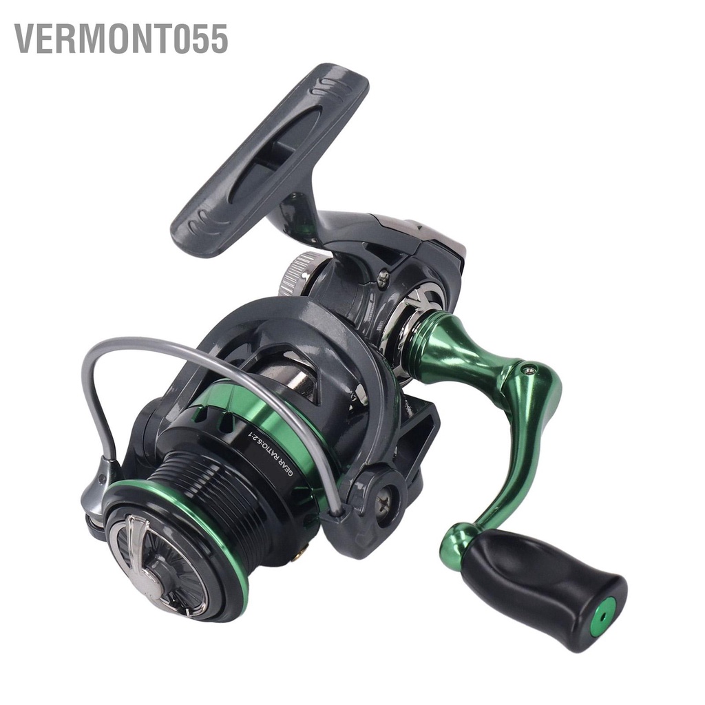 Có thể bán buôn Máy Câu Quay Nước Mặn 13+1 Thép Không Gỉ Chịu Lực Chống Thấm Tỷ Lệ Tốc Độ 5.2:1 Vermont055 Hàng giao ngay