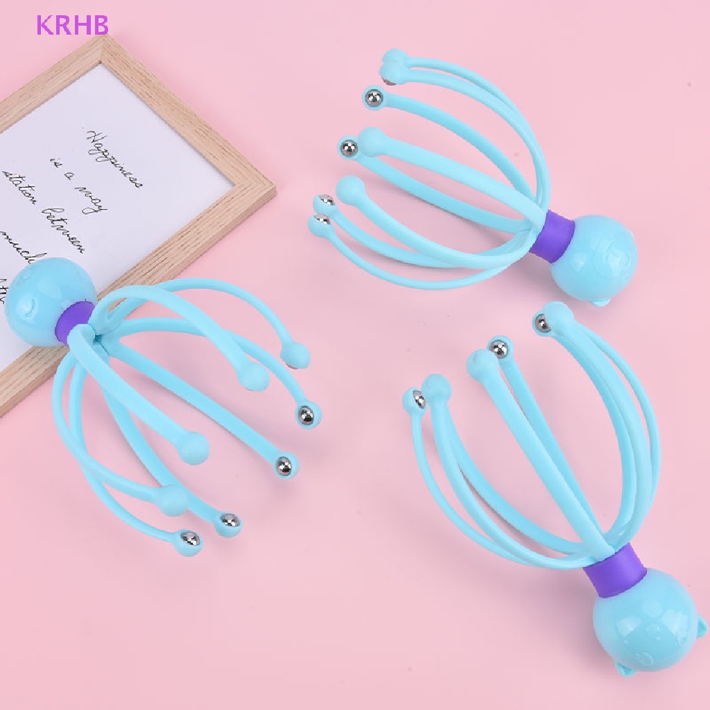 1 Dụng Cụ Mát Xa Da Đầu Hình Đầu Bạch Tuộc Giúp Giảm Căng Thẳng Mới
