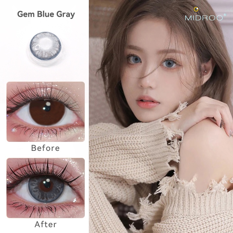 Kính áp tròng Midroo 14.0mm mềm mại dùng trang điểm