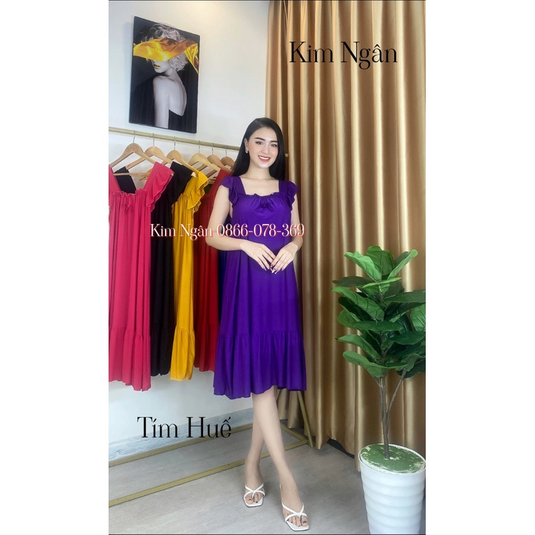 VÁY NGỦ SIÊU SINH PHỐI TAY CÁNH TIÊN