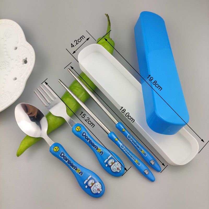 Bộ muỗng nĩa hoạt hình cho bé,,,