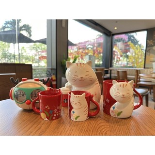 Bst ly sứ cốc sứ mèo năm mới 2023 starbucks vietnam