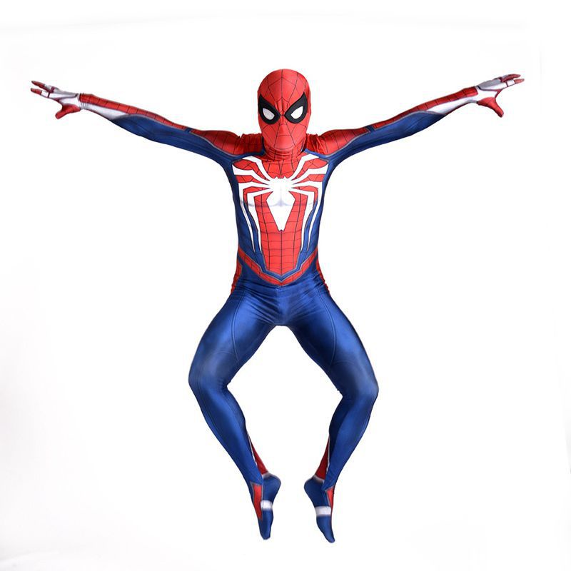Adult Kids PS4 Insomniac Spider-man Cosplay Costume 3D Print Spidey Zentai Suit