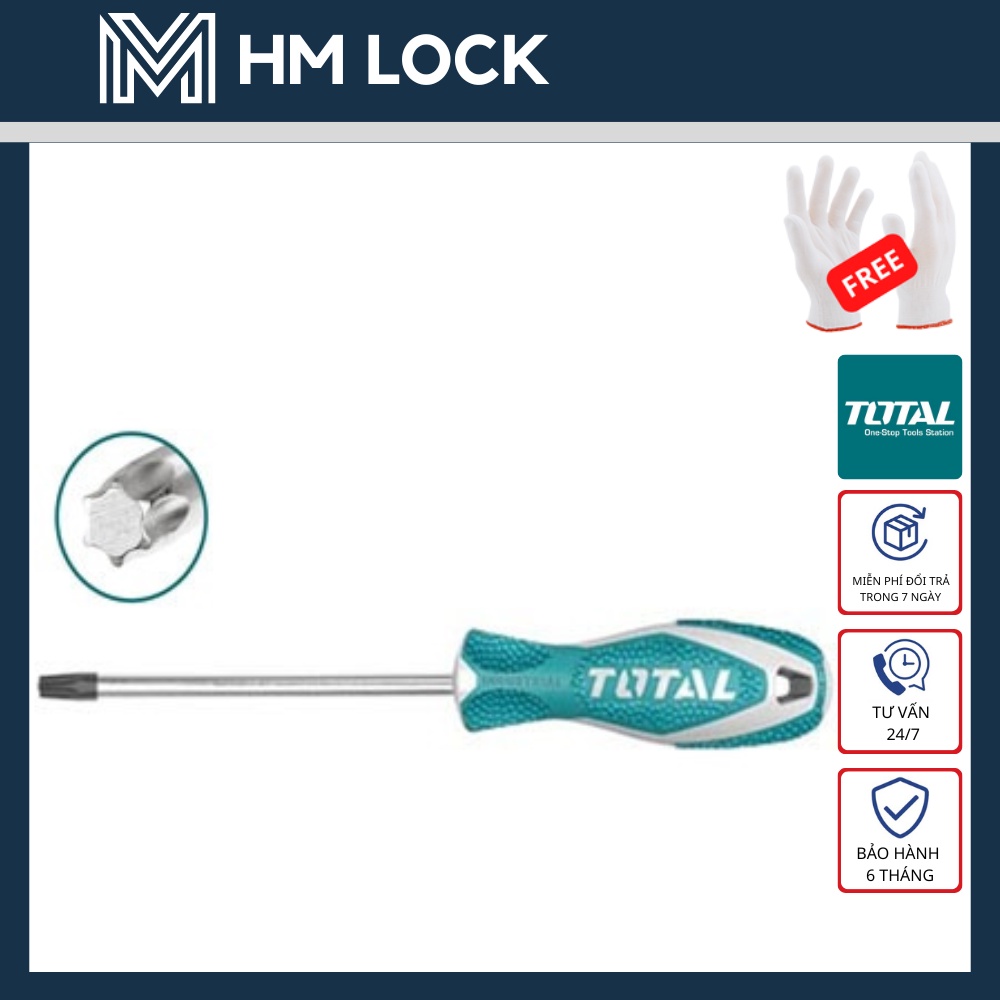 TUA VÍT LỤC GIÁC TOTAL T20 DÀI 150MM - HÀNG CHÍNH HÃNG