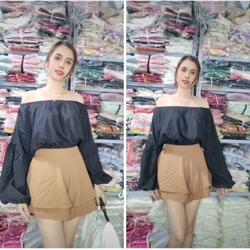 SÉT ÁO TRỄ VAI QUẦN SHORT