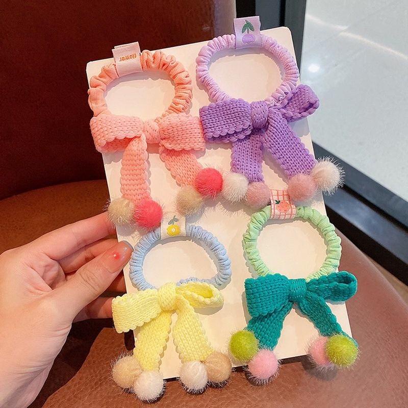 PVN57671 Dây Buộc Tóc Đính Nơ Dễ Thương Cho Bé Gái