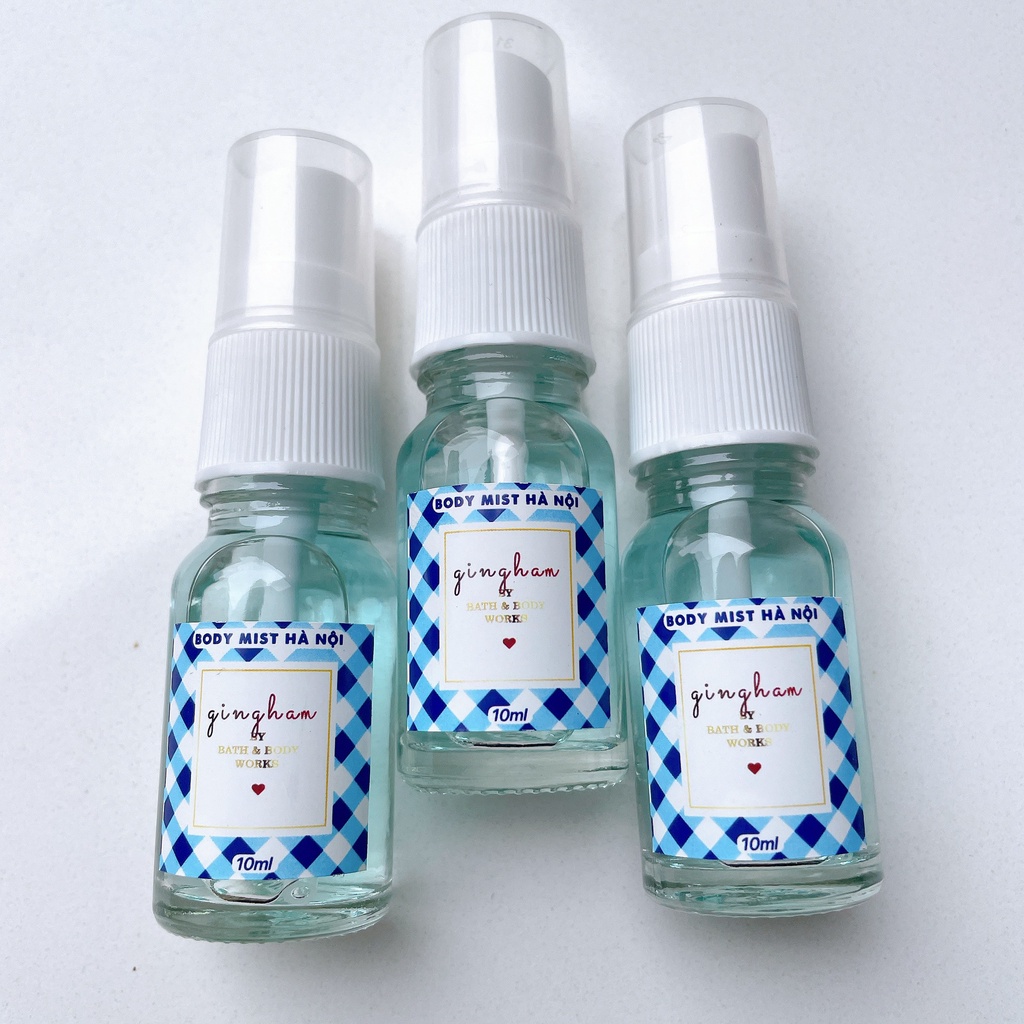 Xịt thơm toàn thân, xịt BodyMist Bath & Body Woks Gingham 10ml - 30ml chính hãng | Body mist Hà Nội | BigBuy360 - bigbuy360.vn