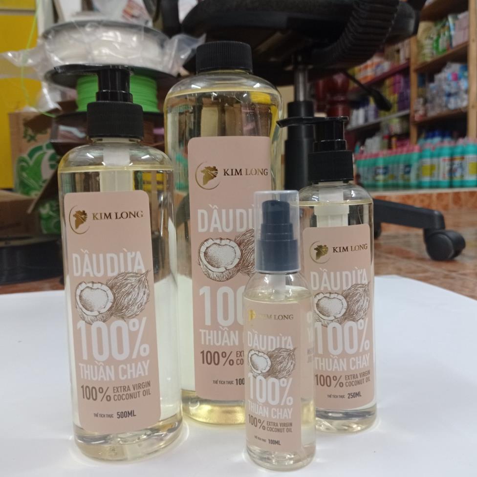 Dầu dừa nguyên chất thuần chay - massage body - trườn - tinh tuý - tốt cho da