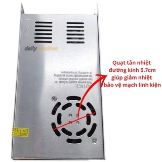 Nguồn tổ ong 24V 15A có quạt tốt
