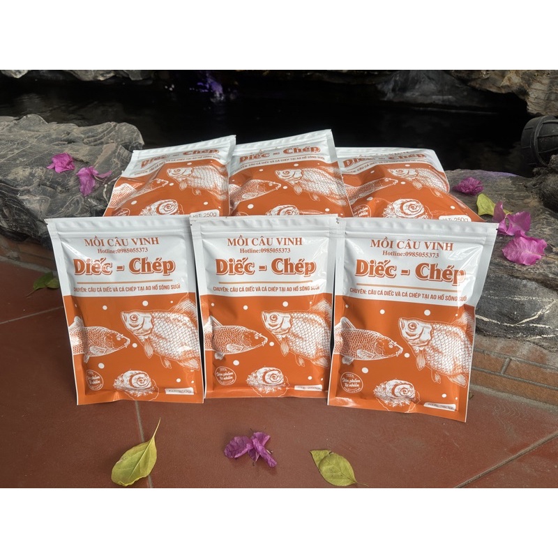 Bán mồi câu Diếc - Chép ( gói 250g)