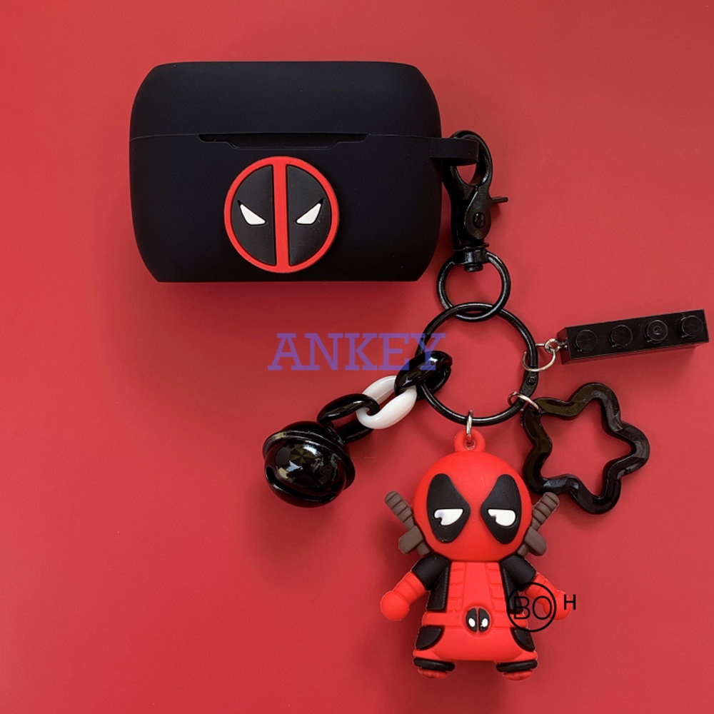 Jabra Elite 5 4 Active 3 2 E3 E2 85T 75T Case Cute Deadpool Cartoon Cover TWS Bluetooth Earphone Wireless Headphone Headset Box Bag